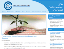 Tablet Screenshot of cerusconsulting.co.uk